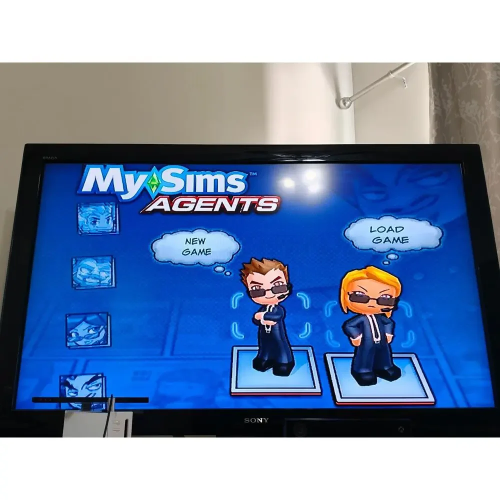 MySims Agents Nintendo Wii Case and Disc Tested Working